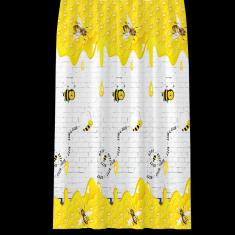 Printed Shower Curtain-Bee,PEVA,180*180cm