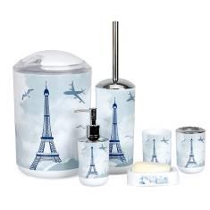 3318 Printed Six-Piece Set-Lighthouse,PP+ABS(Chromeplated),20*20*30cm