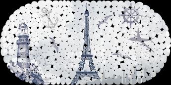 Printed Anti-Slip Mat-Lighthouse,PVC,69*35cm