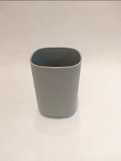 6468 Square Cup-Gray,PP,7*7*10cm