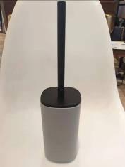 6468 Square Toilet Brush-Gray,PP,8*8*36cm