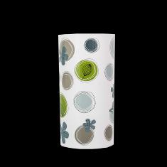 3316 Printed Cup-Green Circle,PP,6.5*6.5*13cm