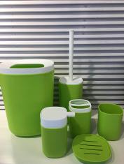 6468 Square Six-Piece Set-Green,PP,19*19*25cm