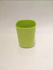 6468 Square Cup-Green,PP,7*7*10cm