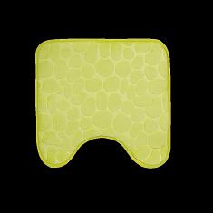 Stone Grain Toilet Mat-Green,Dacron,45*45cm