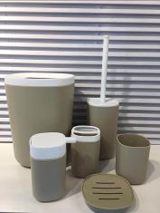 6468 Square Six-Piece Set-Beige,PP,19*19*25cm