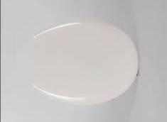 Monochrome Plastic Toilet Seat Cover-White,PP,36*44cm