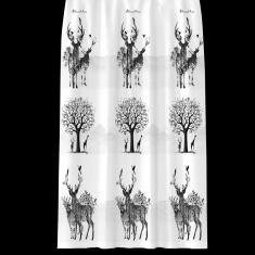 Printed Shower Curtain-Elk,PEVA,180*180cm