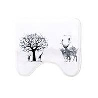 Printed Toilet Mat-Elk,Dacron,45*45cm