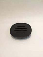 6468 Square Soap Box-Black,PP,11*11*2.5cm