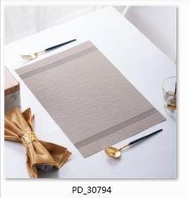 PVC placemats，30*45cm