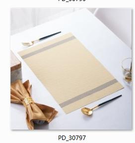 PVC placemats，30*45cm