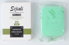 Soap-30G Square, Imported Soap Base, Lemon Verbena Fragrance, Card Box Packaging