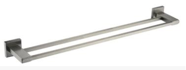 Double pole towel rack - SUS304