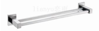 Double pole towel rack - SUS304