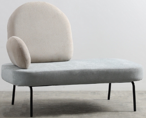 Chair, soft bag + sprayed iron frame
, 110*69*41cm 