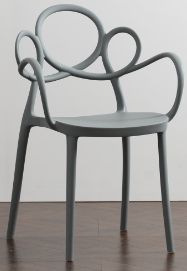 Chair, Plastic PP+UV
, 52.5*55.5*84*44cm 
