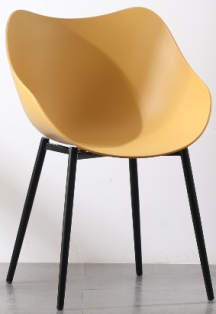 Chair, PP seat plate + sprayed iron frame
, 51*55*81*SH43cm 