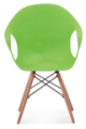 Chair, PP seat plate + sprayed iron frame + beech wood legs
, 55 *60.5 *44 *90cm 