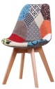 Chair, PP soft pack seat board + beech wood legs
, 52*48.5*45*82cm 