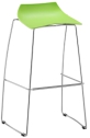 Chair, PP seat plate + electroplated iron legs
, 44*48*75cm