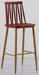 Chair, PP seat plate + heat transfer iron leg
, 46.5*43*75*118cm