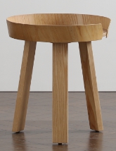 Table, bent wood crafted oak paste + spray paint
, D41.5*46cm