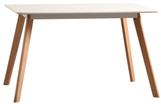 Table, MDF spray paint table top + spray iron frame + beech wood legs
, 120*80*74cm