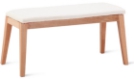 Table, upholstered fabric cushion + beech wood legs
, 100*44.5*43.5cm