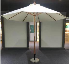 Outdoor Umbrella,D3M All Aluminum Alloy Umbrella Stand, Wood Grain Paint,280 Grams Of Polyester Cloth