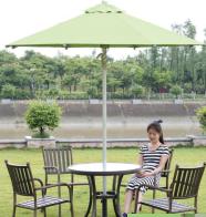 Outdoor Umbrella,D3M Straight Pole All-Aluminum Umbrella Frame,230G Polyester Cloth, Umbrella Cloth Car Cowhide