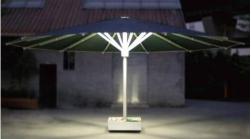 Outdoor Umbrella, D7M,Aluminum Alloy Baking White Paint,280Gpu Coating
