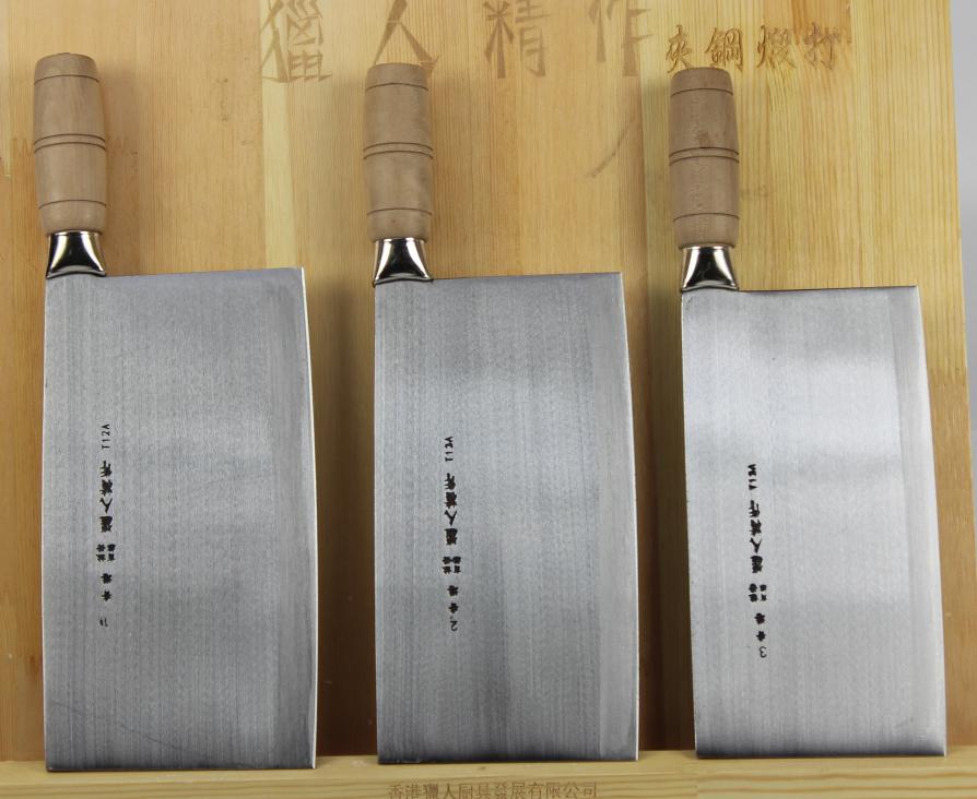 HTMT No.2 Slicing &amp; Chopping Knife with Wooden Handle