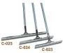 18 &quot;Steel Plate Straight Rubber Push Wiper