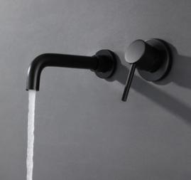 Concealed Wall Basin Faucet-Brass