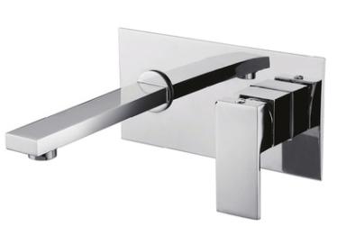 Concealed Wall Basin Faucet-Brass