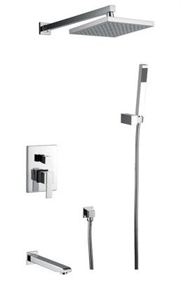 Concealed Shower-Brass