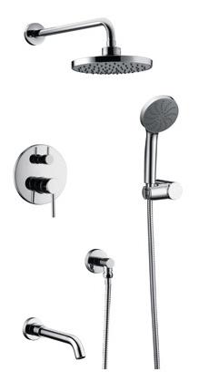 Concealed Shower-Brass