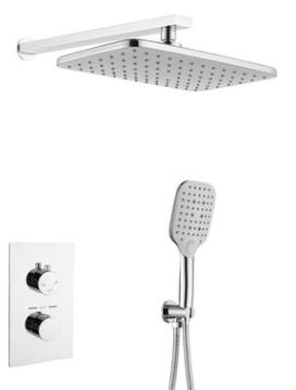 Constant Temperature Concealed Shower-Brass