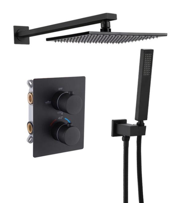 Constant Temperature Concealed Shower-Brass
