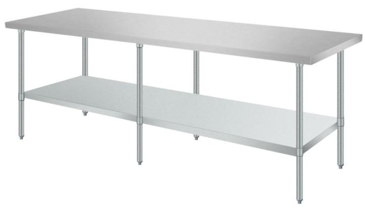 Two tier worktable 60x182x86cm