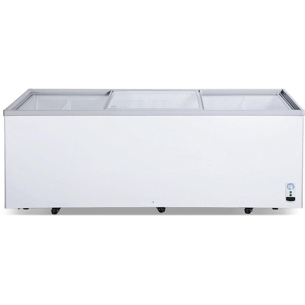 Flat Glass Top Chest Freezer  
1695x665x805mm
