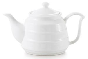 Double Line White Tableware YYline Series- Tea Pot