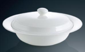 Double Line White Tableware YYline Series- Soup Pot 11.5&quot;