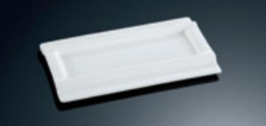 Double Line White Tableware YYline Series- Towel Dish 6&quot;