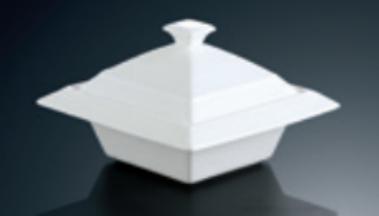 Double Line White Tableware YYline Series- Soup Pot