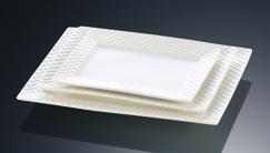 Grid White Tableware YYgrid Series- Plate 10&quot;