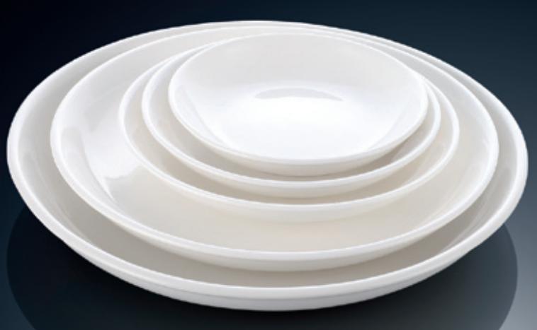 YY Series- Wo Plate 8&quot; Deep Round Plate Salad