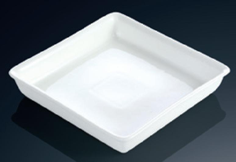 YY Series- Square Basin 10.25&quot; Deep Baking Ceramic
