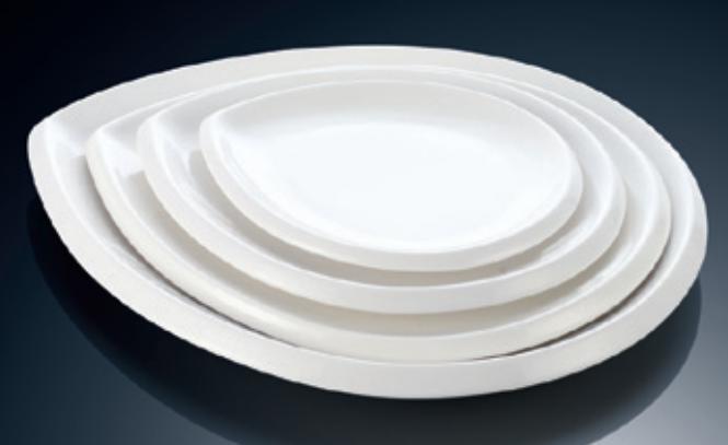 YY Series- Thickened-edge Drop-shaped Plate 10&quot; Leaf Shape